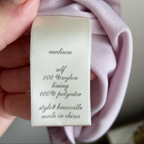 Francesca’s Lilac/Purple Embroidered Dress - Picture 4 of 8